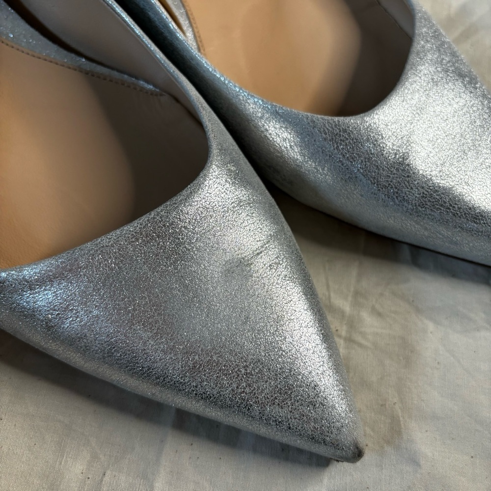 Mm Lafleur Metallic Sicer Pointer Flats Size 9/40 - image 8